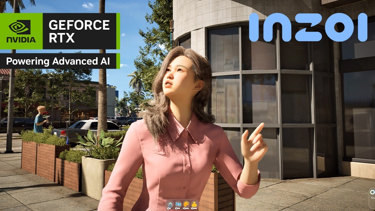 inZOI 中由 NVIDIA ACE 驱动的 Smart Zoi 智能游戏角色